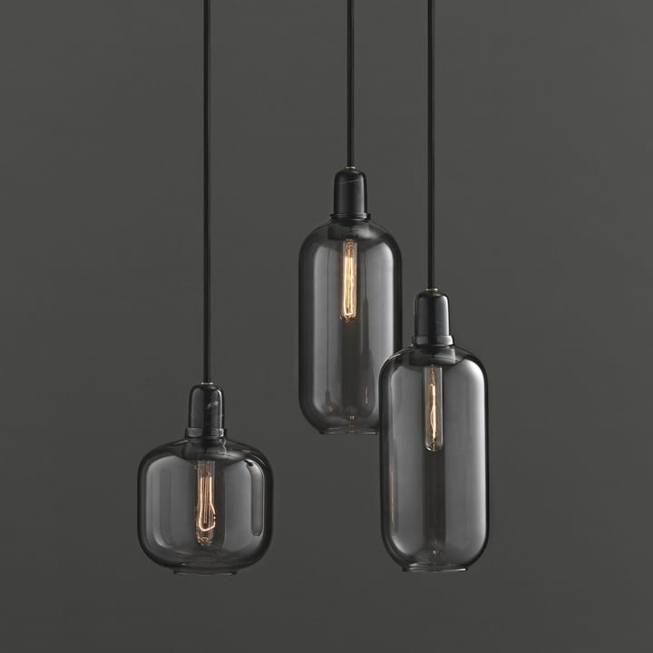 Lampe Amp grande - gris-noir - Normann Copenhagen