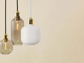 Lampe Amp grande - Smoke-laiton - Normann Copenhagen