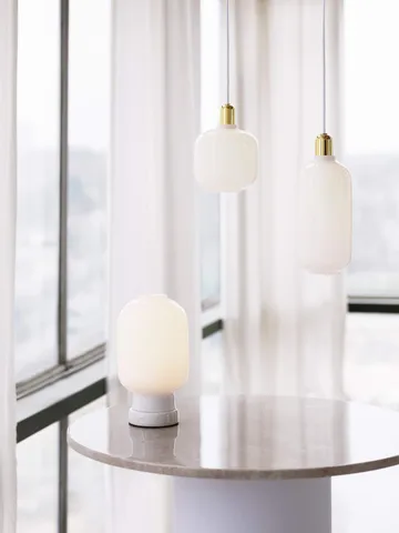 Lampe Amp petite - Blanc-laiton - Normann Copenhagen