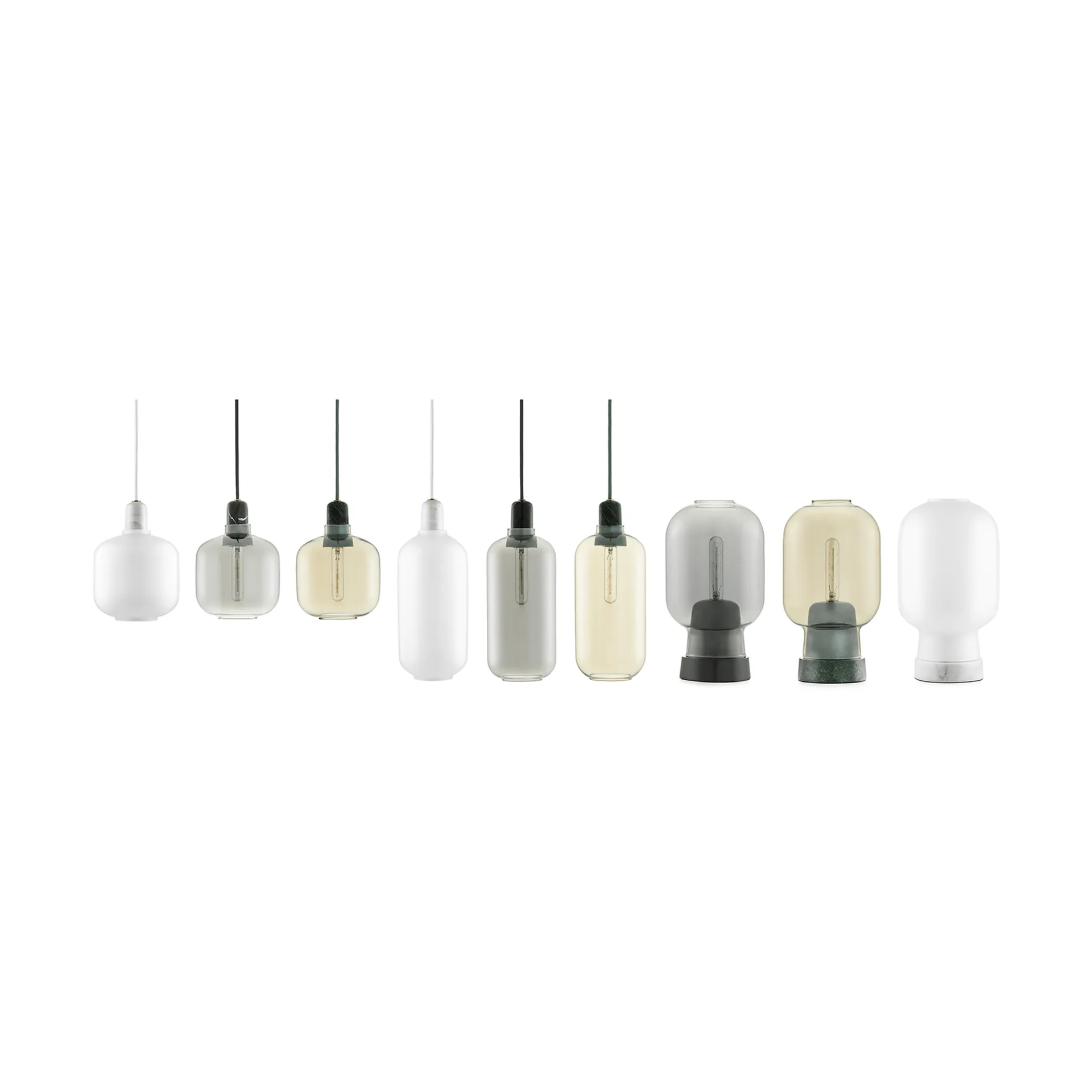 Lampe Amp petite, blanc Normann Copenhagen