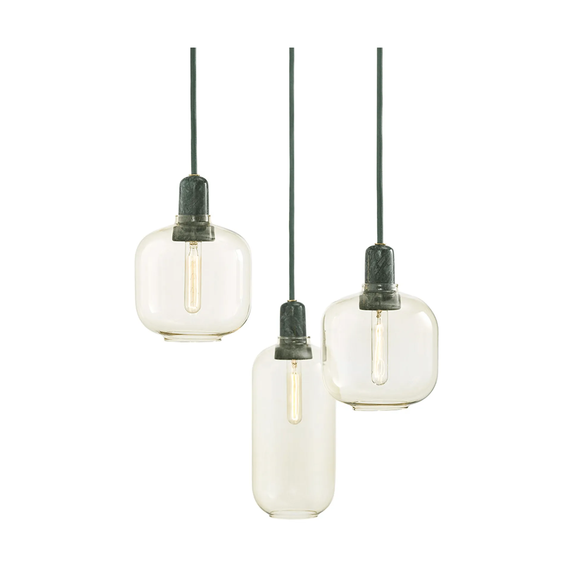 Lampe Amp petite, or-vert Normann Copenhagen