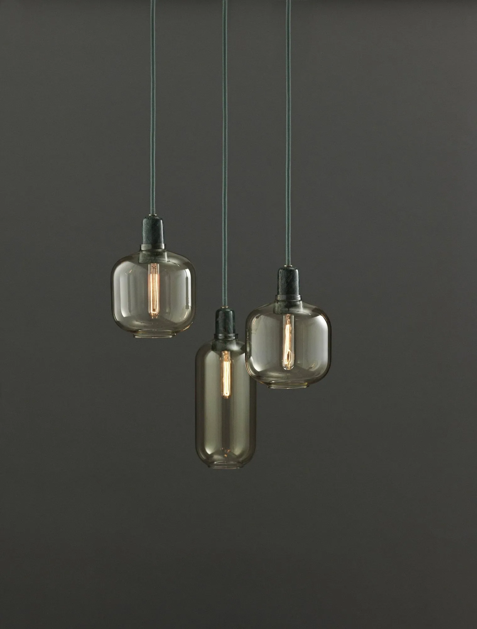 Lampe Amp petite, or-vert Normann Copenhagen