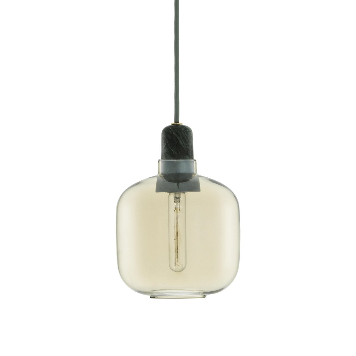 Normann Copenhagen Lampe Amp petite or-vert
