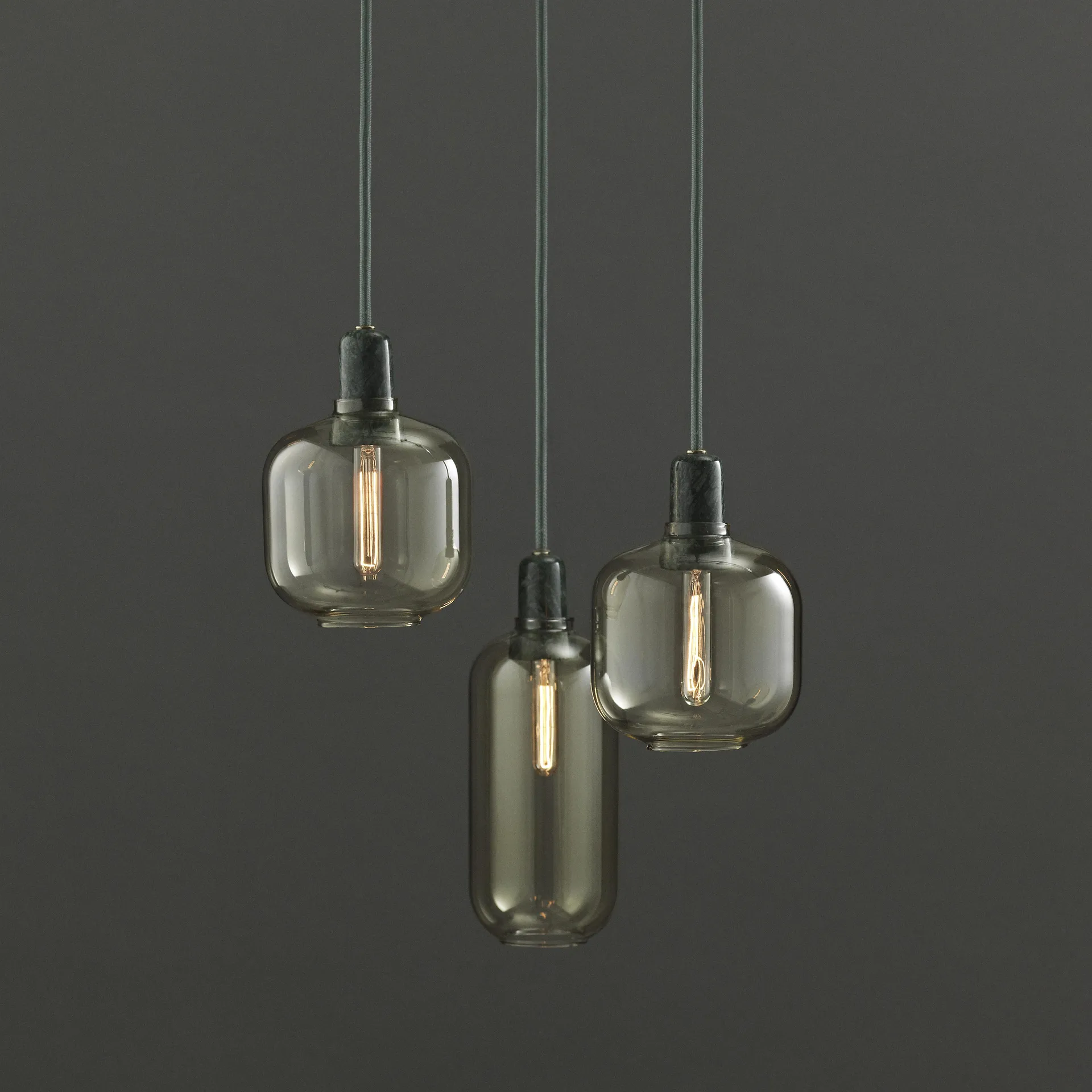 Lampe Amp petite, or-vert Normann Copenhagen