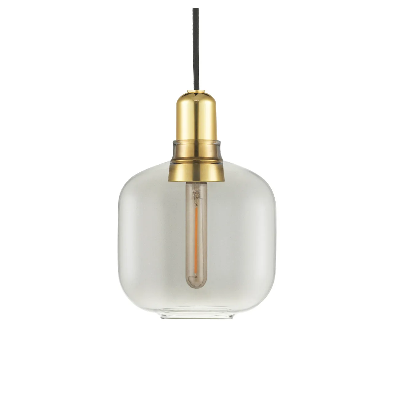 Lampe Amp petite, Smoke-laiton Normann Copenhagen