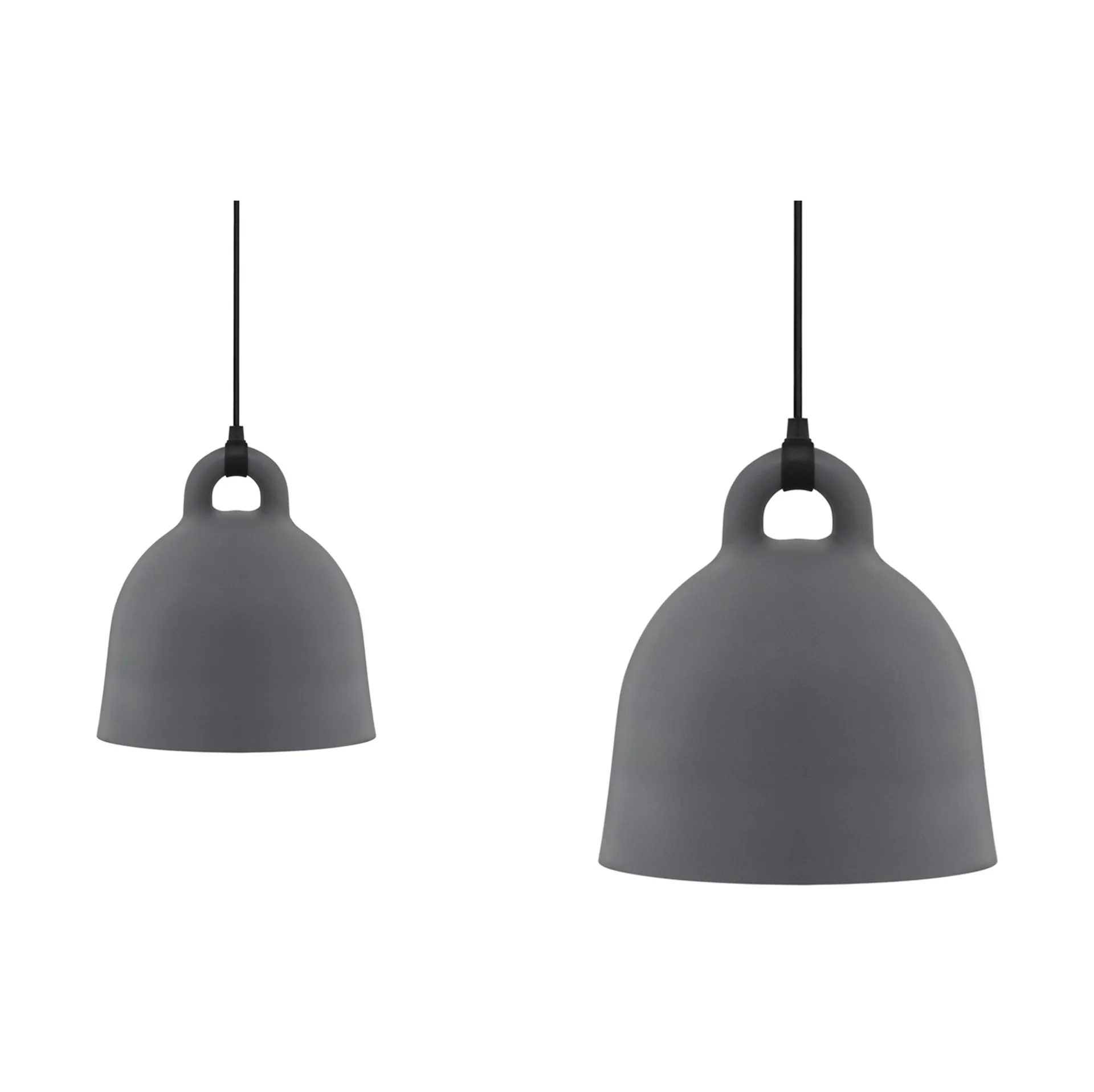 Lampe Bell grise, petit Normann Copenhagen