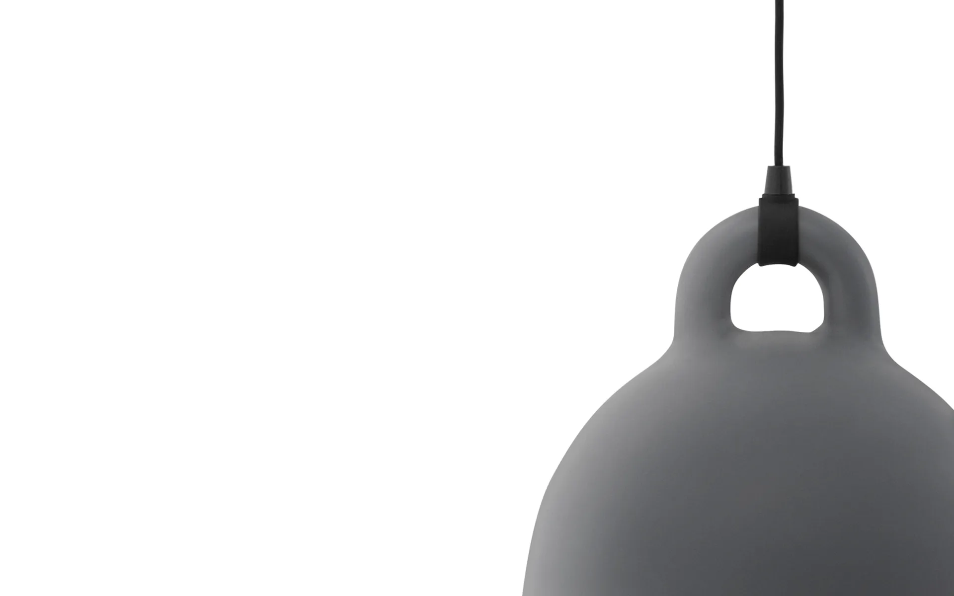 Lampe Bell grise, petit Normann Copenhagen