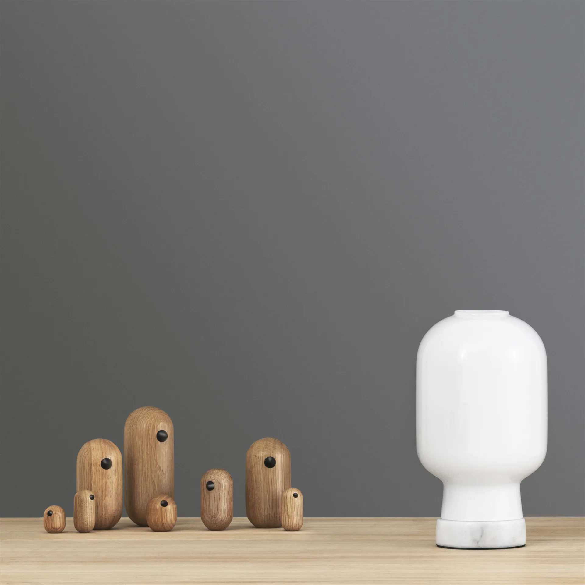 Lampe de table Amp, blanc Normann Copenhagen