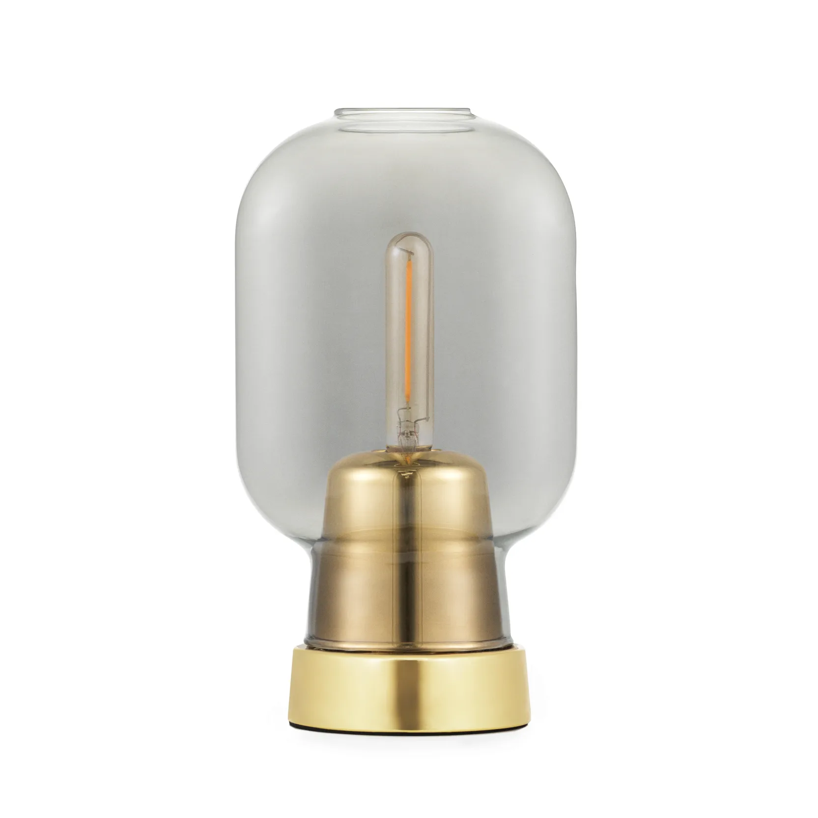 Lampe de table Amp, gris-laiton Normann Copenhagen