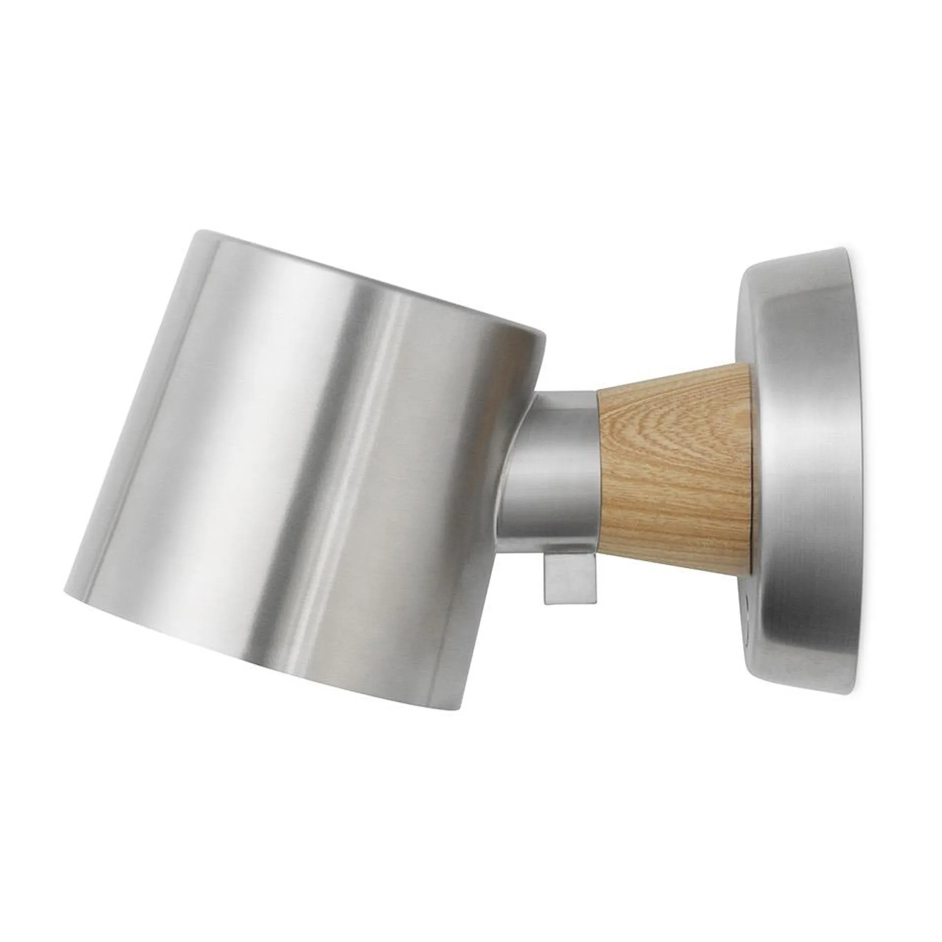 Lampe murale Rise montage fixe, Acier inoxydable Normann Copenhagen