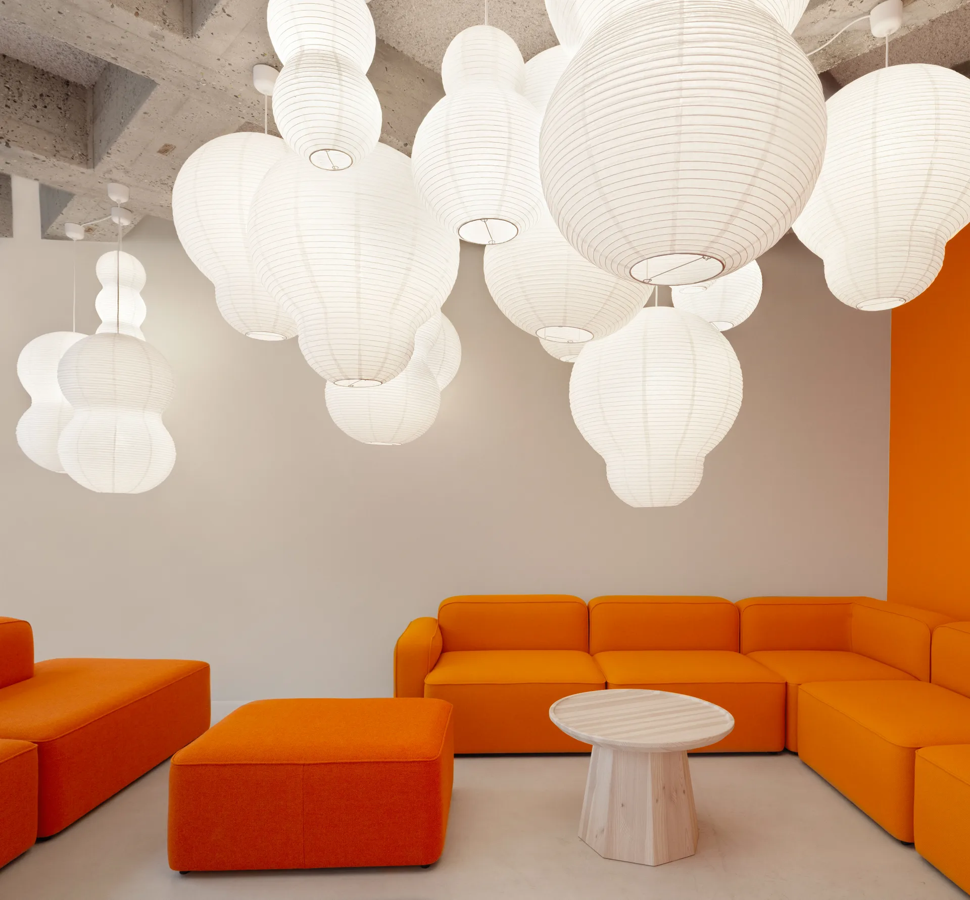 Lampe Puff Bubble 35x50 cm, Blanc Normann Copenhagen