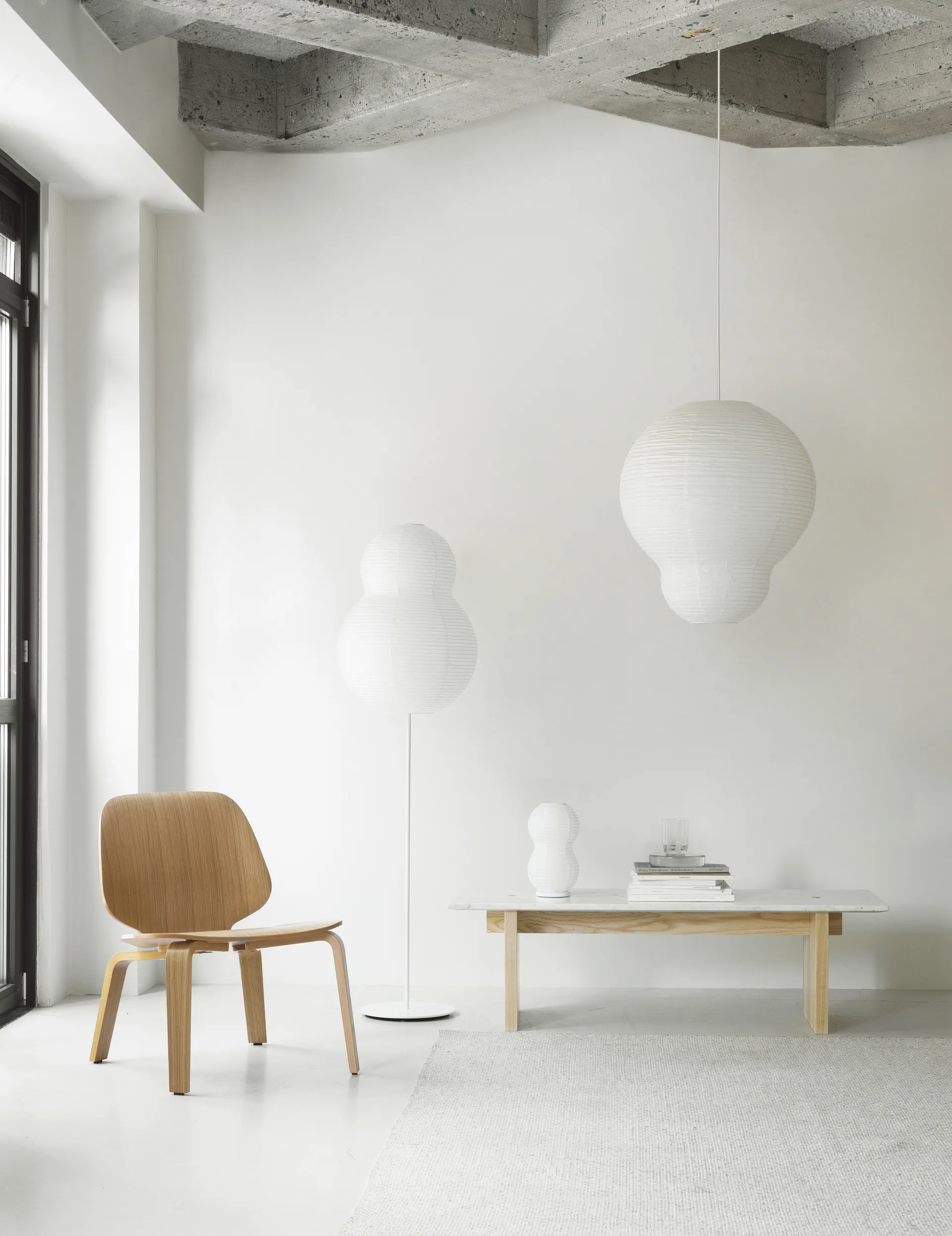 Lampe Puff Bulb 60x75 cm, Blanc Normann Copenhagen