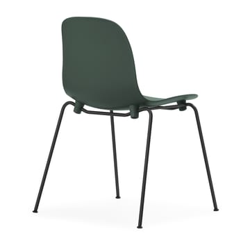 Lot de 2 chaises empilables avec pieds noirs Form Chair, vert - undefined - Normann Copenhagen