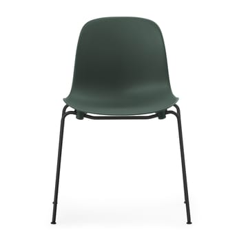 Lot de 2 chaises empilables avec pieds noirs Form Chair, vert - undefined - Normann Copenhagen