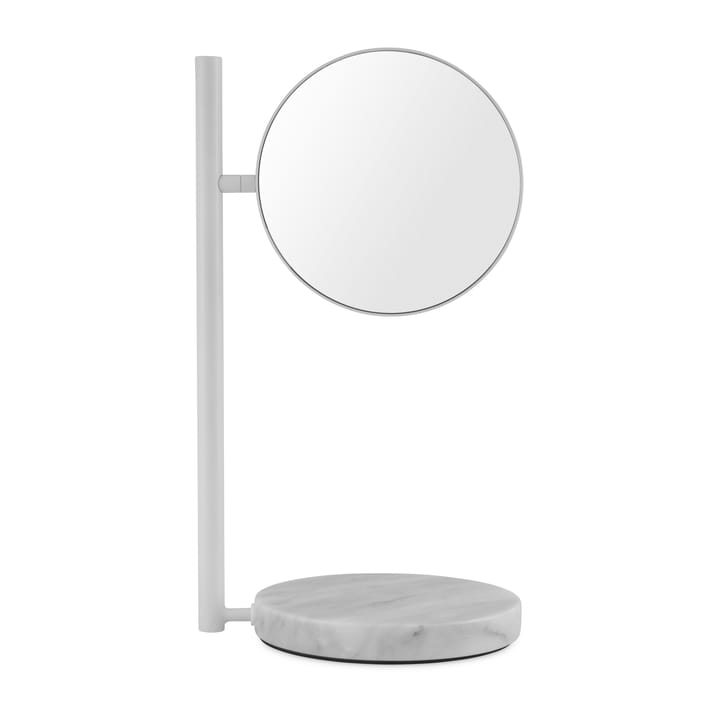 Miroir de table double face Pose 21x39 cm - Blanc - Normann Copenhagen
