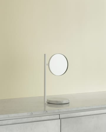 Miroir de table double face Pose 21x39 cm - Blanc - Normann Copenhagen