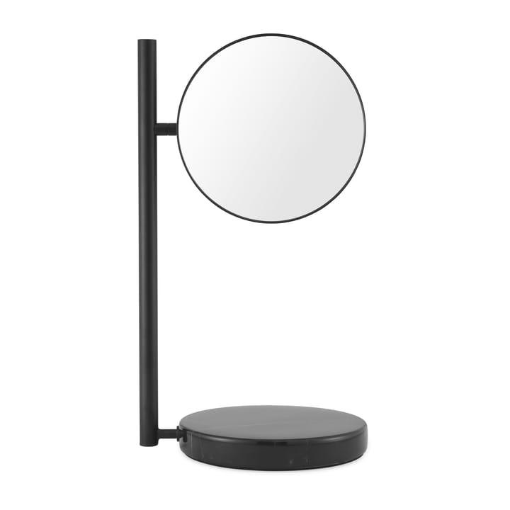 Miroir de table double face Pose 21x39 cm - Noir - Normann Copenhagen