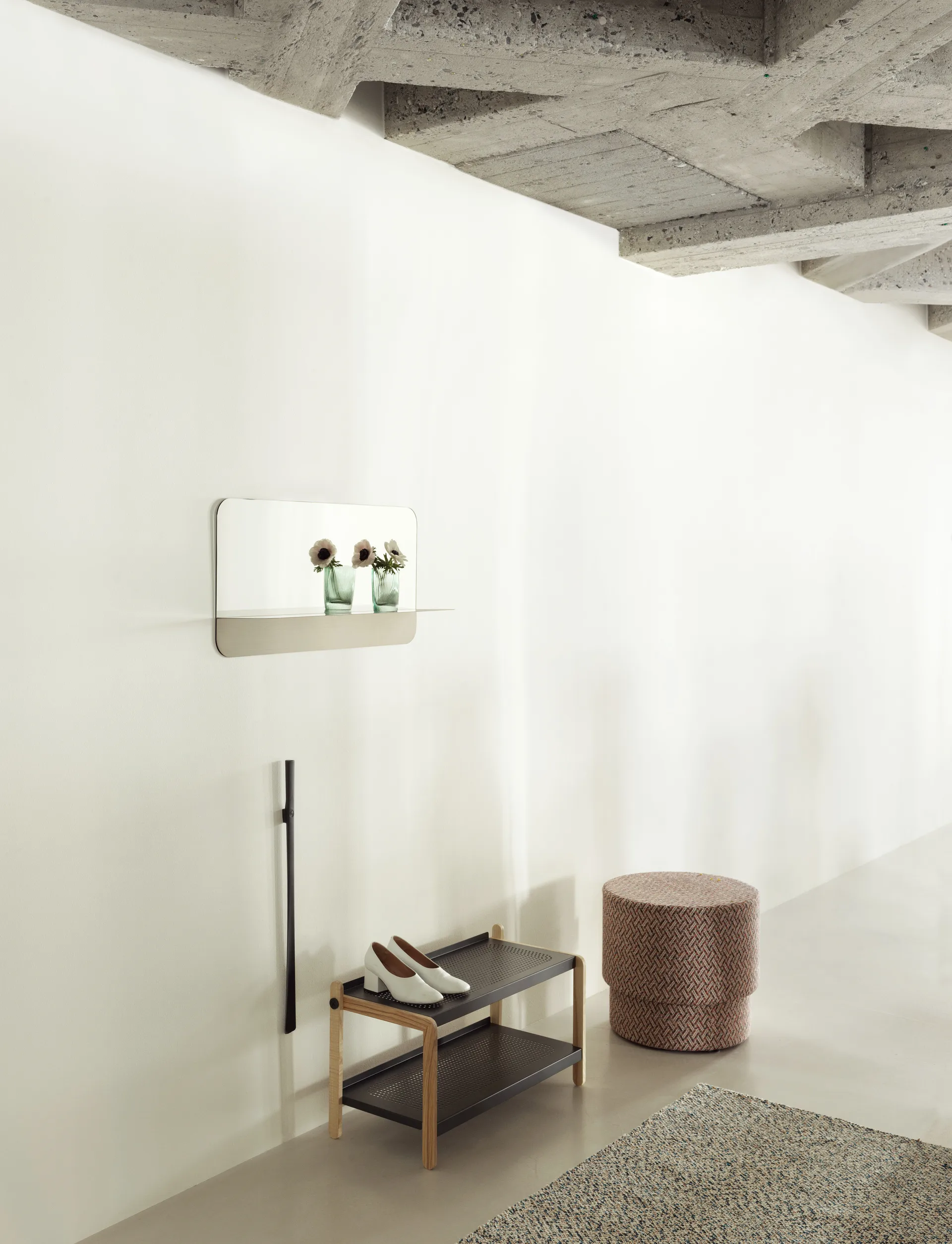 Miroir Horizon horizontal, Acier inoxydable Normann Copenhagen