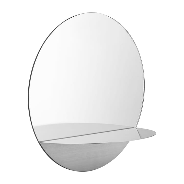 Miroir Horizon rond - Acier inoxydable - Normann Copenhagen