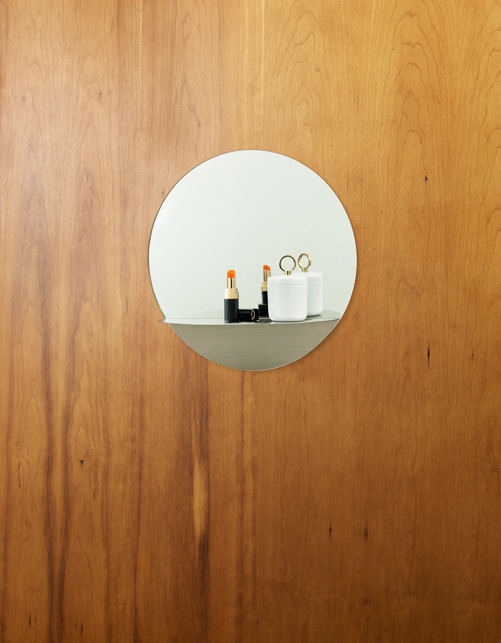 Miroir Horizon rond, Acier inoxydable Normann Copenhagen