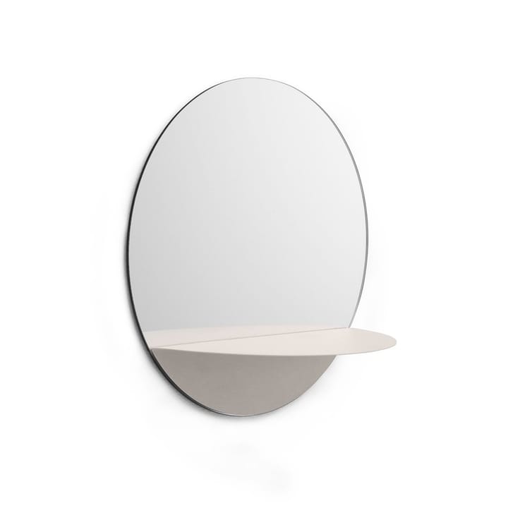 Miroir Horizon rond - blanc - Normann Copenhagen