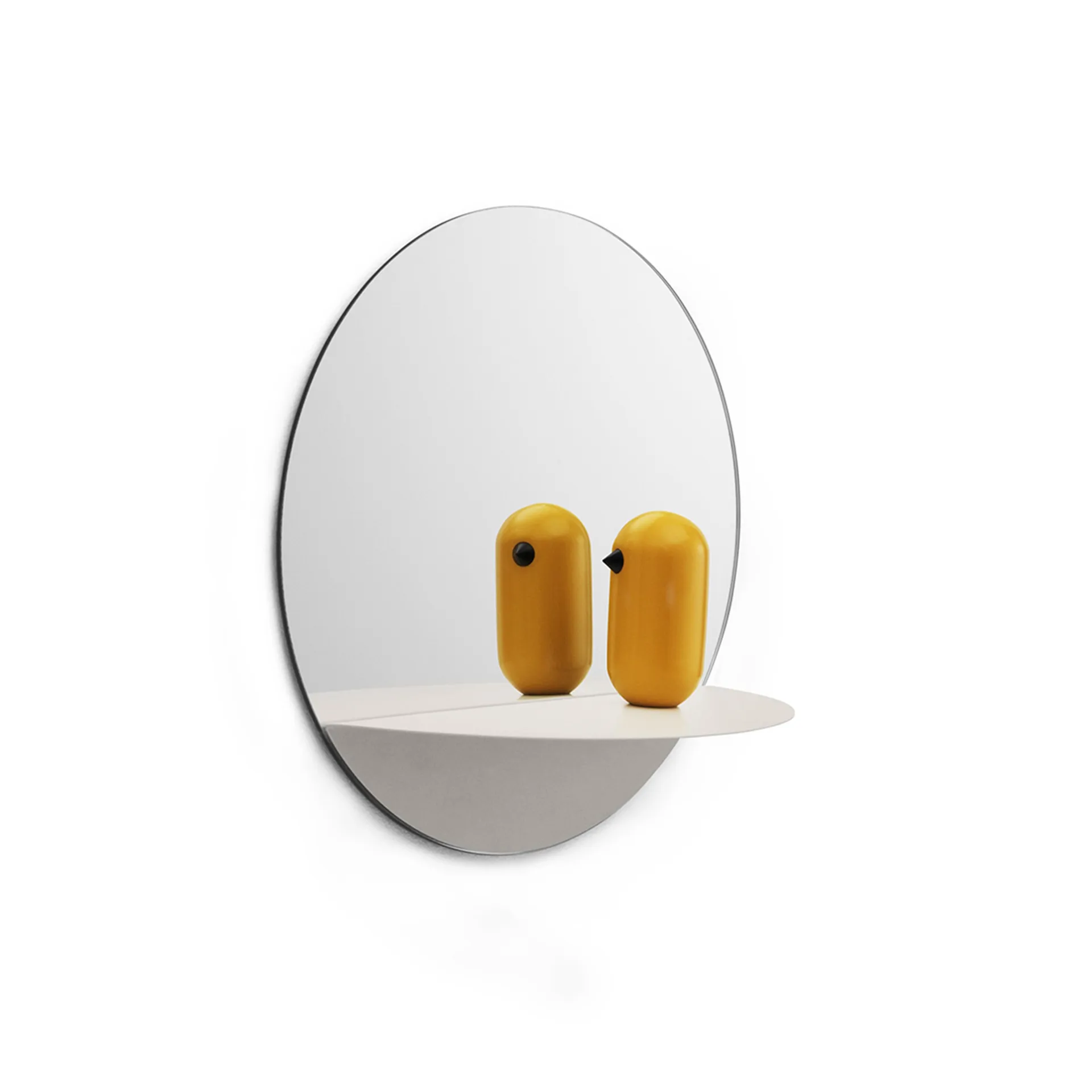 Miroir Horizon rond, blanc Normann Copenhagen