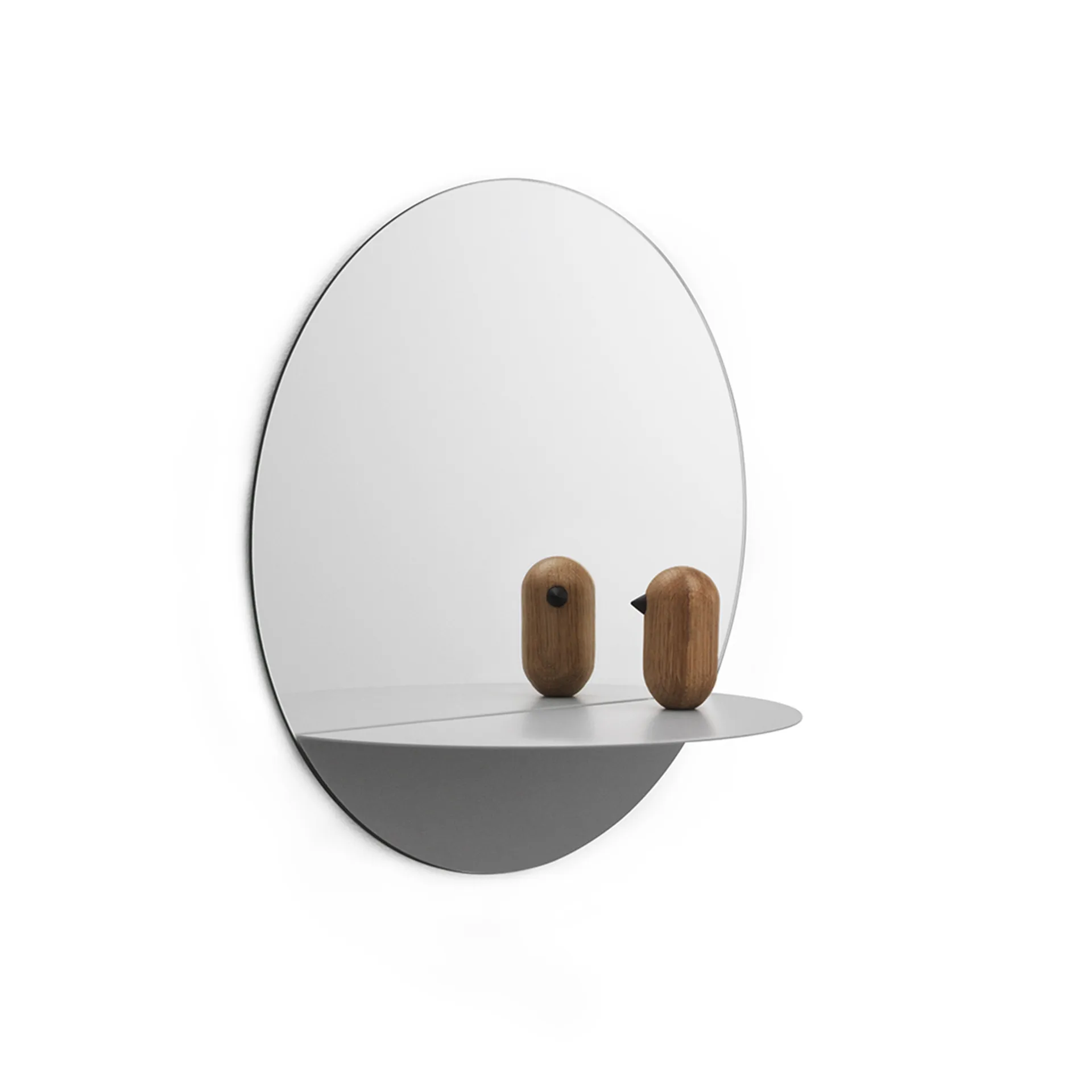 Miroir Horizon rond, gris Normann Copenhagen