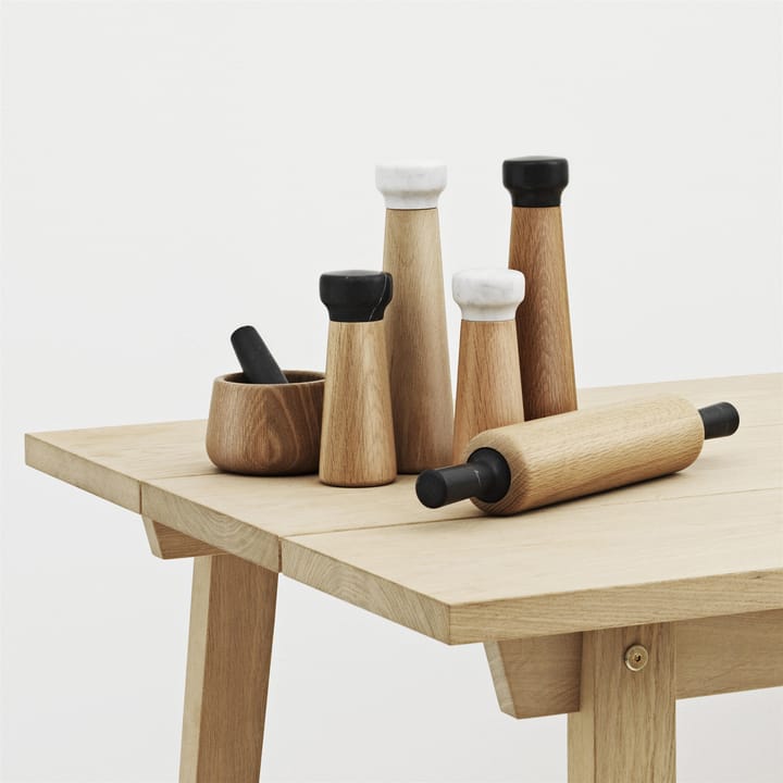 Moulin à poivre Craft mill oak-black marble, petit Normann Copenhagen
