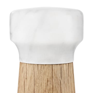 Moulin à sel Craft mill oak-white marble - petit - Normann Copenhagen