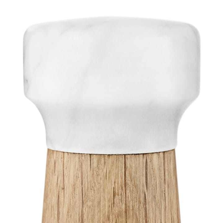 Moulin à sel Craft mill oak-white marble, petit Normann Copenhagen