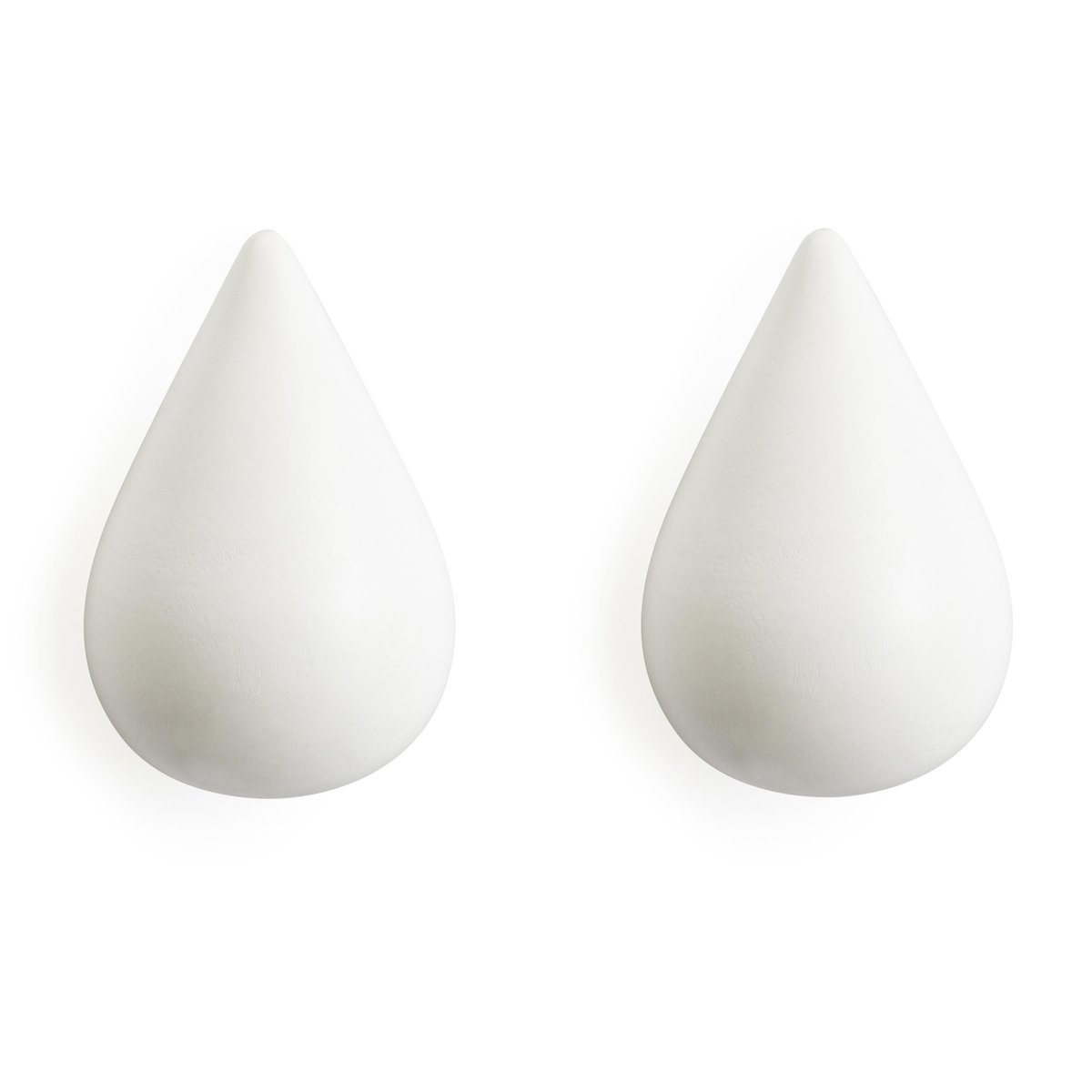 Normann Copenhagen Patère Dropit blanc grand | Design Scandinave | Crochets & Portemanteaux muraux | Blanc