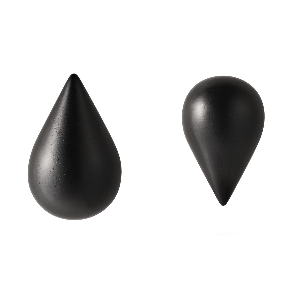 Normann Copenhagen Patère Dropit noir petit | Design Scandinave | Crochets & Portemanteaux muraux | Noir