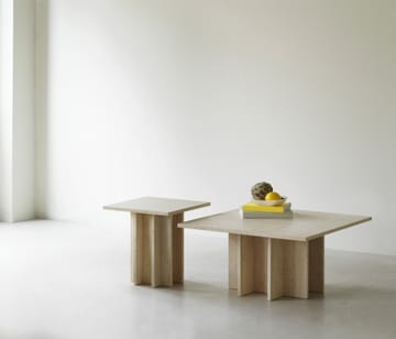 Petite table basse Edge - Travertine - Normann Copenhagen