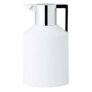 Pichet thermos Geo 1,5 l - Blanc-Argent - Normann Copenhagen