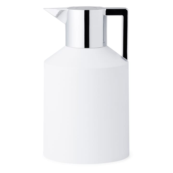 Pichet thermos Geo 1,5 l - Blanc-Argent - Normann Copenhagen