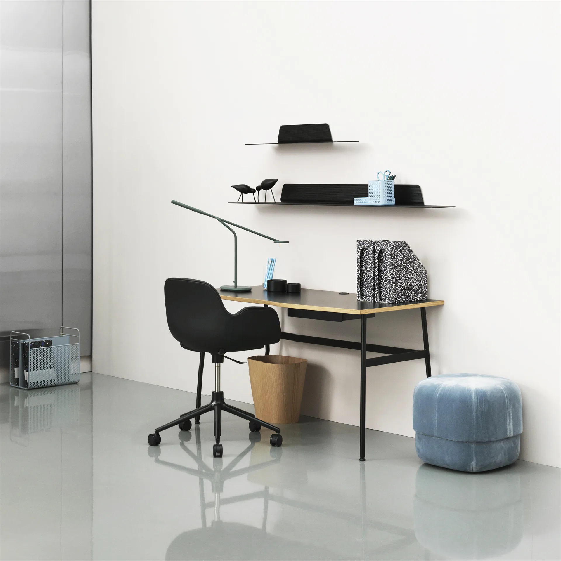 Pouf Circus, bleu clair Normann Copenhagen