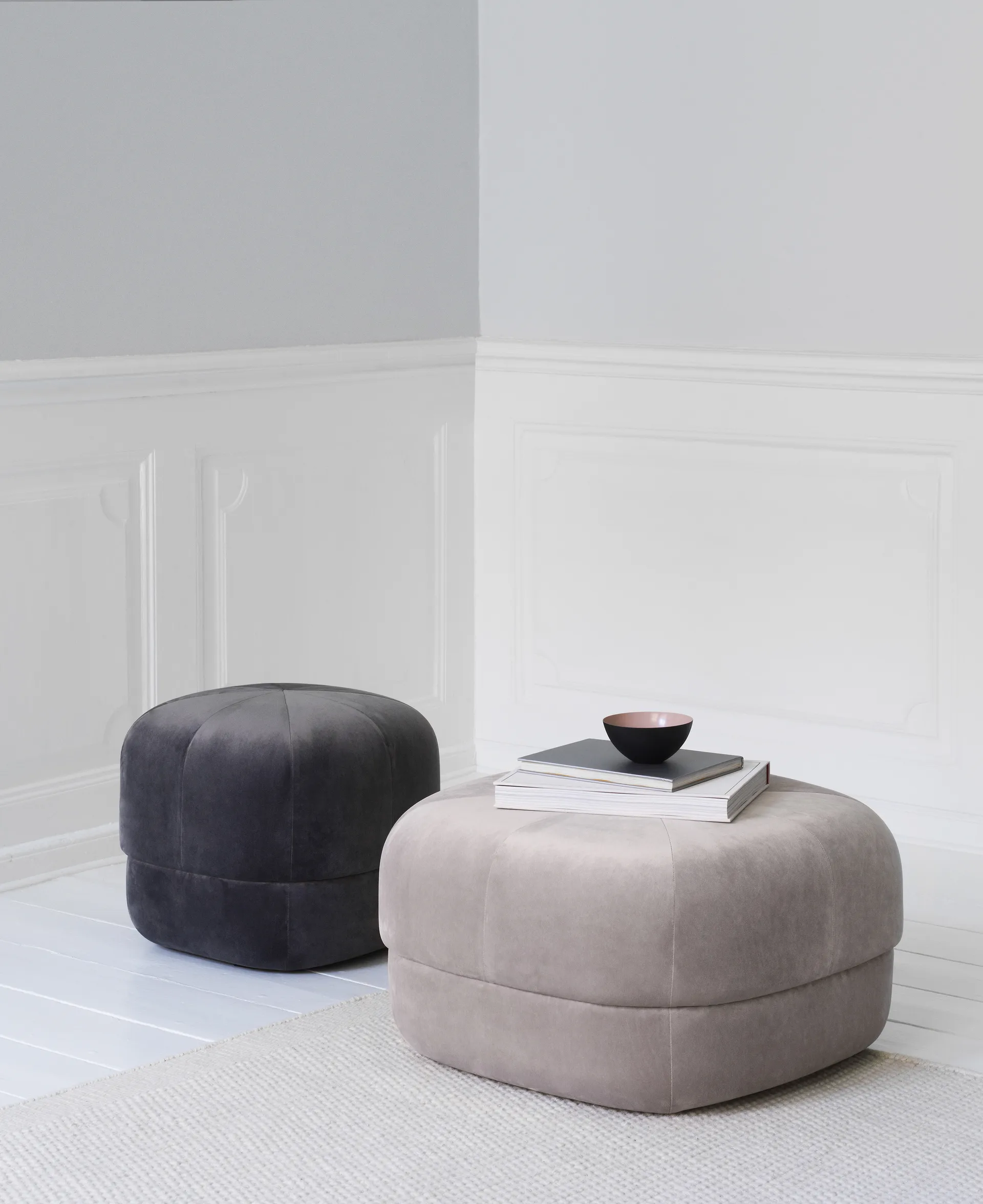Pouf Circus, gris Normann Copenhagen
