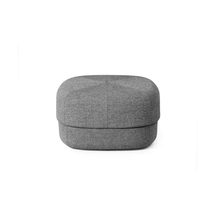 Pouf Circus - Hallingdal 166 grey, grand format - Normann Copenhagen