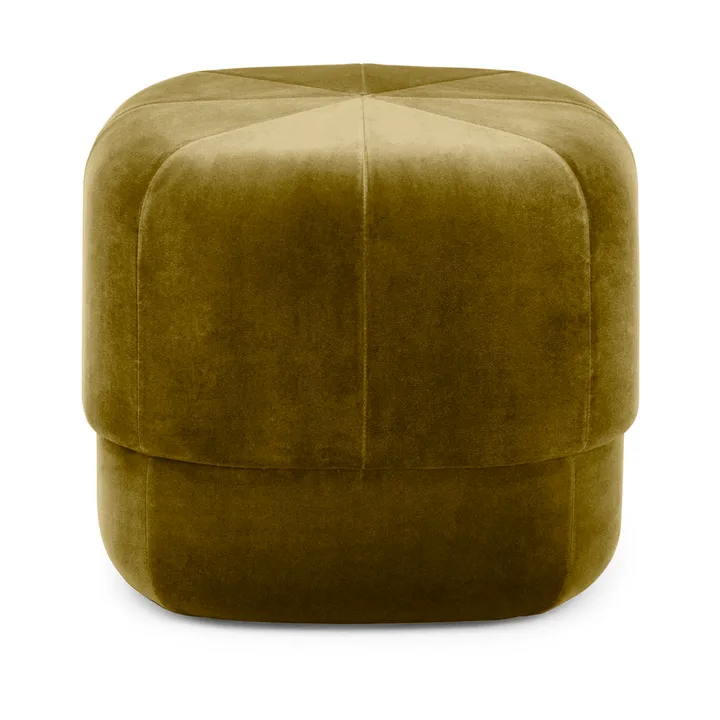 Pouf Circus - Velours moss green, petit - Normann Copenhagen