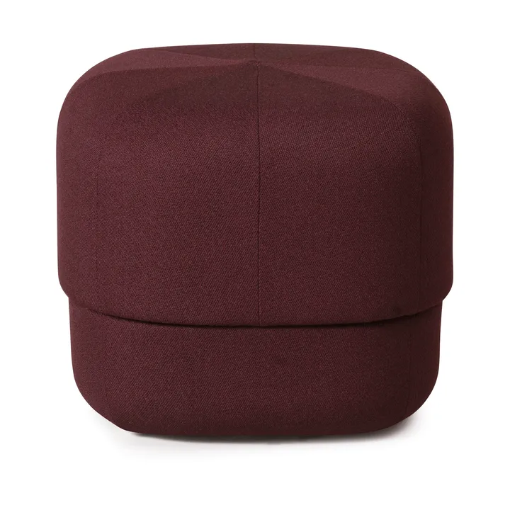 Pouf Circus - Vidar 693 burgundy, small - Normann Copenhagen