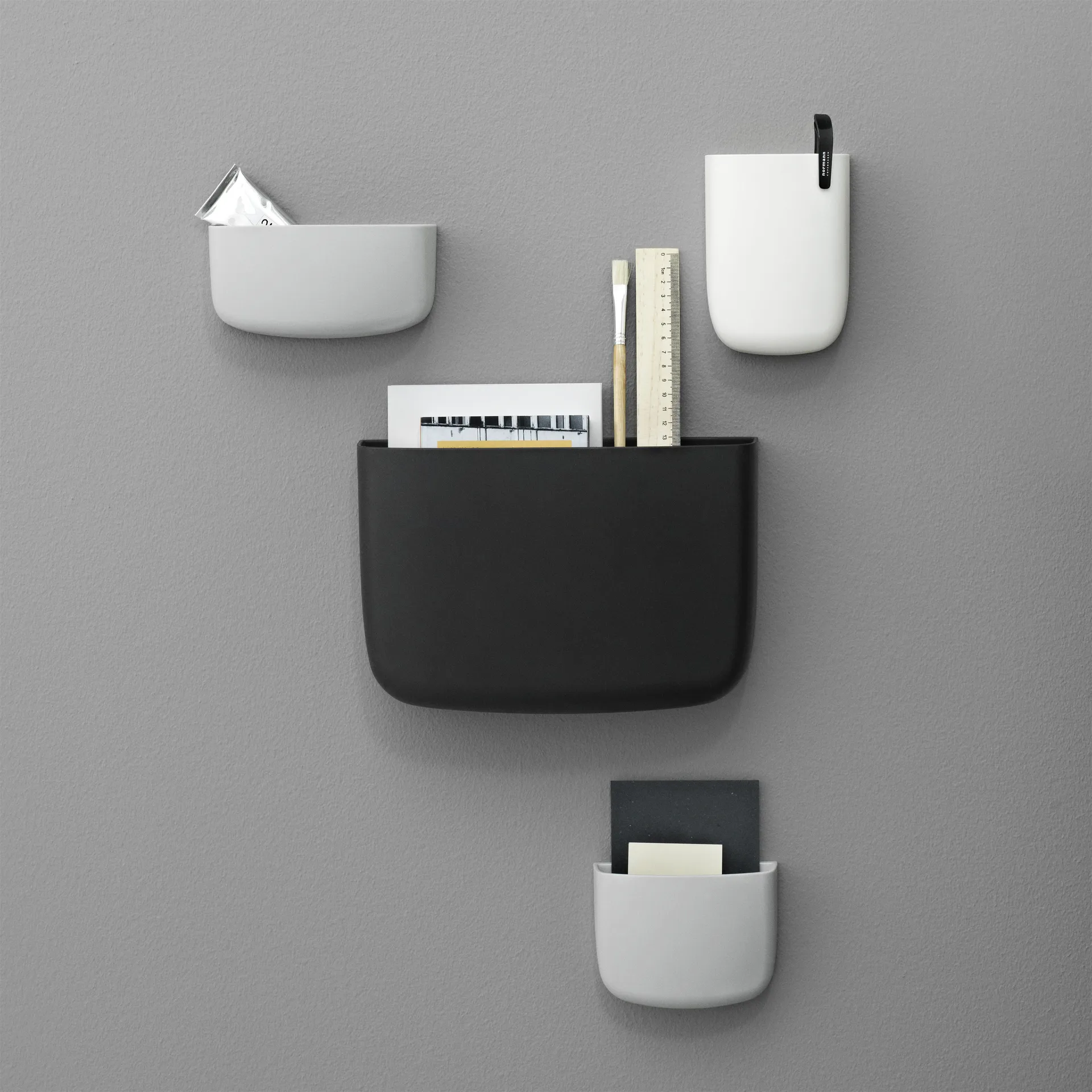 Rangement mural Pocket noir, n°4 Normann Copenhagen