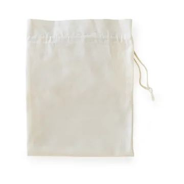 Sac à linge Hide Laundry Basket Cotton Liner - Off White - Normann Copenhagen