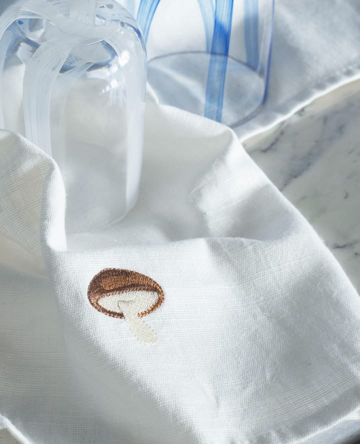 Serviette de cuisine Yummy 50x70 cm, Champignon Normann Copenhagen