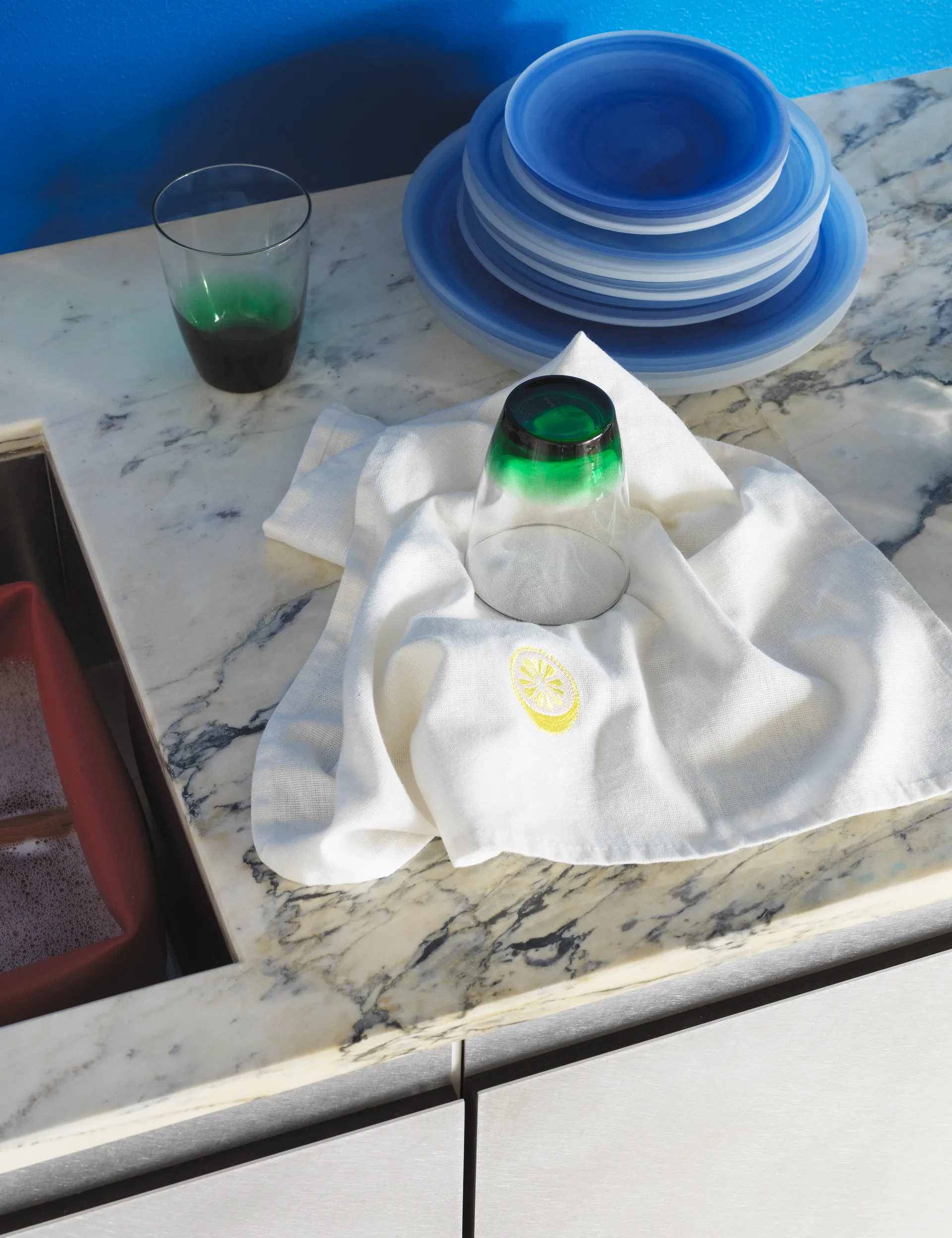 Serviette de cuisine Yummy 50x70 cm, Citron Normann Copenhagen