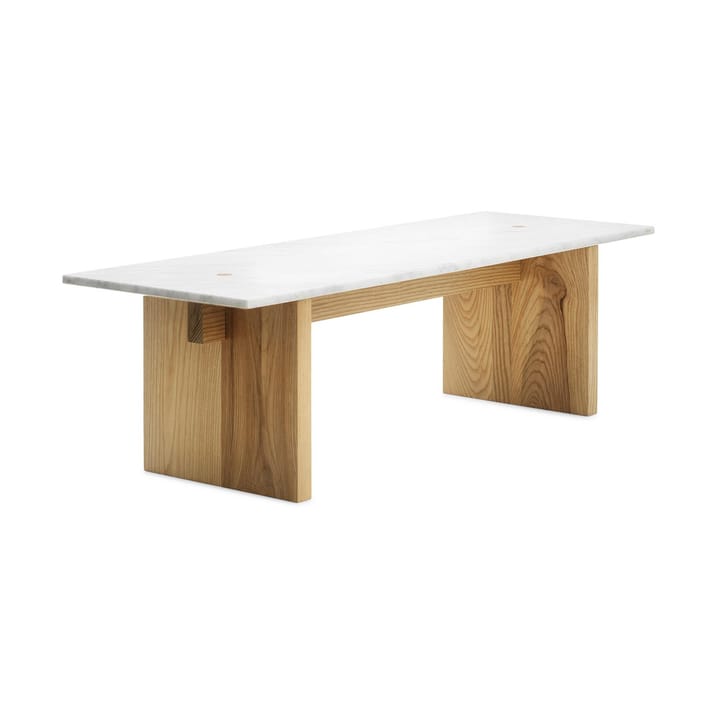 Solid Table table basse 130x38.5x40 cm - Blanc - Normann Copenhagen