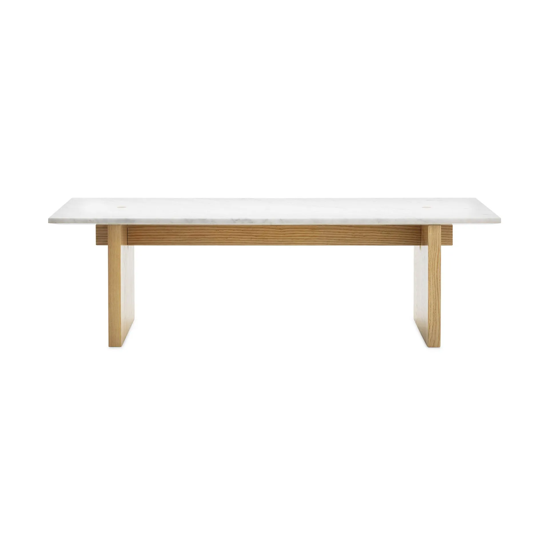 Solid Table table basse 130x38.5x40 cm, Blanc Normann Copenhagen