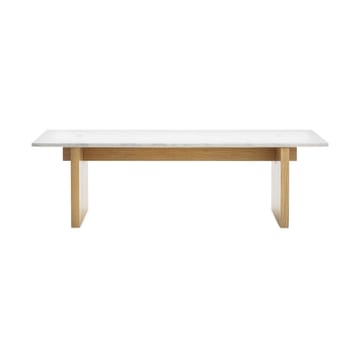 Solid Table table basse 130x38.5x40 cm - Blanc - Normann Copenhagen