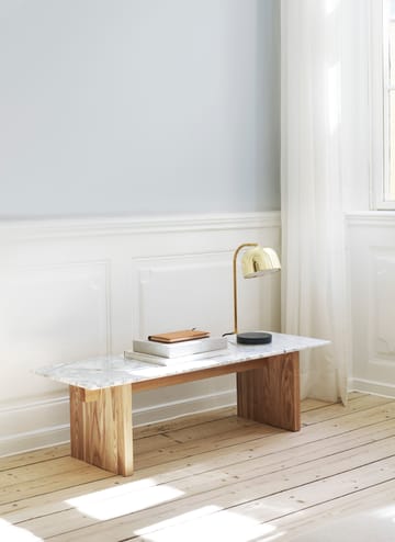 Solid Table table basse 130x38.5x40 cm - Blanc - Normann Copenhagen