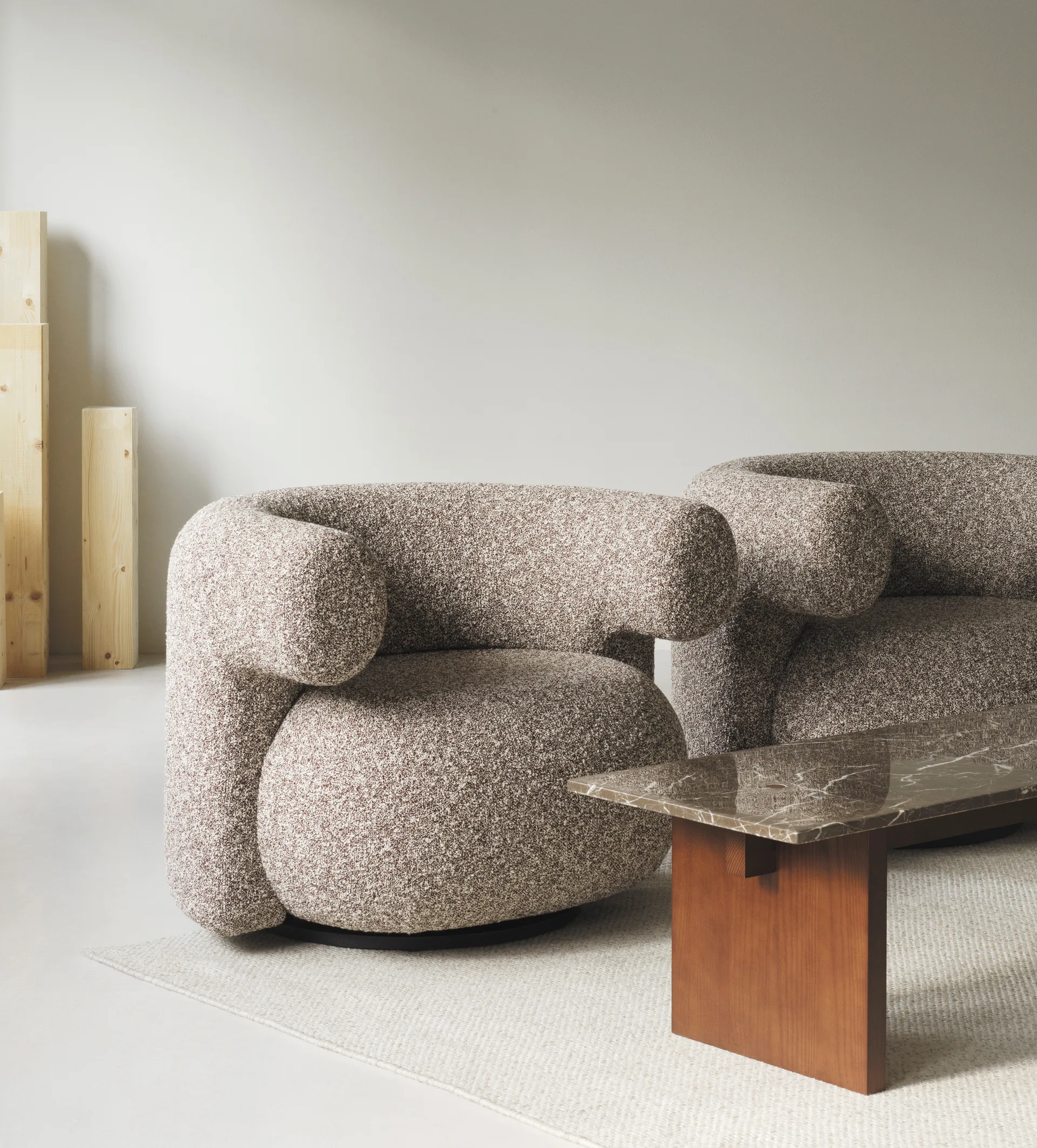 Solid Table table basse 130x38.5x40 cm, Coffee Normann Copenhagen