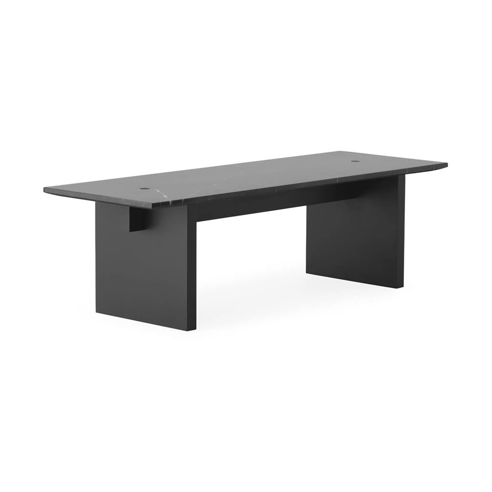 Solid Table table basse 130x38.5x40 cm, Noir Normann Copenhagen